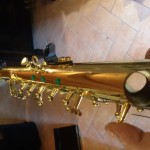 Raddrizzare fusto sax soprano imbananato, piegato e curvato